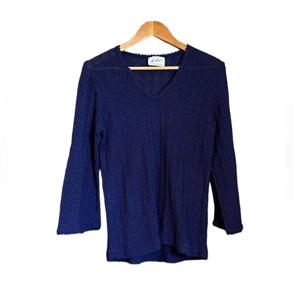 Lady Anne vintage knit v neck top - Picture 10 of 10